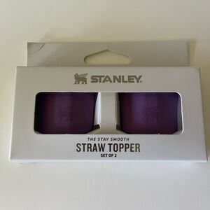 Stanley Purple Straw Toppers - Set of 2